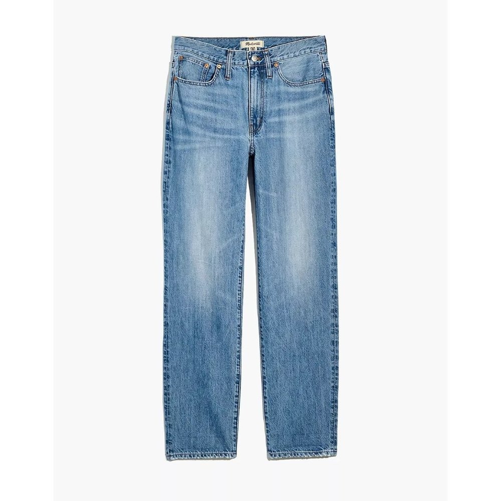 Madewell Slouchy Boy Jeans Boyfriend Blue Denim Jeans Women's Size 24 Cotton